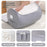 Size XL 46x76cm Cylindrical Sateen Storage Bag Large Capacity Roll-Up Quilt Clothes Organizer - Grey - 2