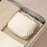 Hanging Toiletry Bag Taslon Fabric Cosmetic Storage Pouch for Travel - Beige - 5