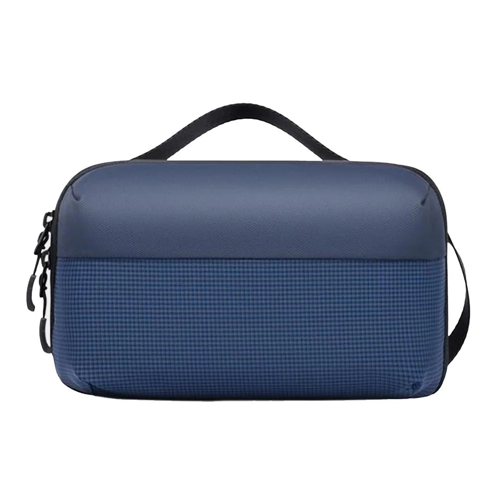 Accordion Style Storage Bag Multi-Compartment Waterproof Large Capacity Travel Organizer for Gadgets - Blue - 1