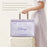 4 Compartments Travel Organizer Bag Foldable Hanging Storage Bag - Purple - 4