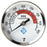 TS-BX85 Bimetallic Thermometer 100-500 Degrees Fahrenheit 83mm Dial Axial Mount for BBQ Grill Oven - 1