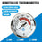 TS-BX85 Bimetallic Thermometer 100-500 Degrees Fahrenheit 83mm Dial Axial Mount for BBQ Grill Oven - 3