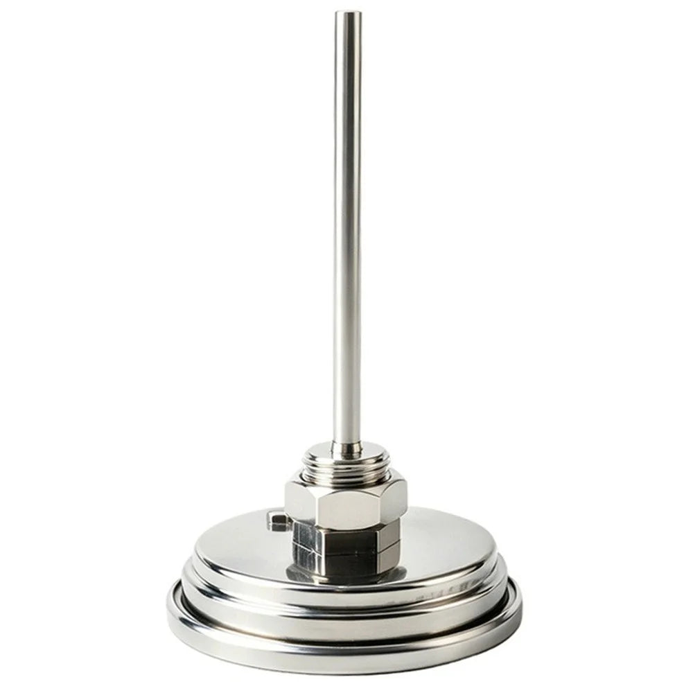 TS-BX86 Bimetallic Thermometer 83mm Dial 100-500 Degrees Fahrenheit Axial Mount for BBQ Grill Oven - 2