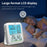 TS-8085 Wireless Weather Station Color Screen Indoor Outdoor Temperature Humidity Clock - White - 7
