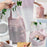 Portable Travel Toiletry Bag Large Capacity Mesh Makeup Organizer Pouch for Beach Travel - Pink - 6
