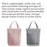 Portable Travel Toiletry Bag Large Capacity Mesh Makeup Organizer Pouch for Beach Travel - Pink - 7