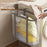 35x22x37cm Hanging Laundry Basket Wall Mounted Dirty Clothes Mesh Storage Bag for Bathroom Bedroom - Light Pink - 5
