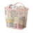 40x26x40cm Hanging Laundry Basket Wall Mounted Dirty Clothes Mesh Storage Bag for Bathroom Bedroom - Light Pink - 1