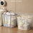 40x26x40cm Hanging Laundry Basket Wall Mounted Dirty Clothes Mesh Storage Bag for Bathroom Bedroom - Light Pink - 5