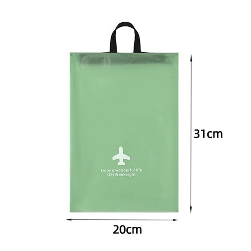 Size S Waterproof Travel Bag Wet Dry Storage Pouch with Handle for Sports Swimming Outdoor - Green - 6