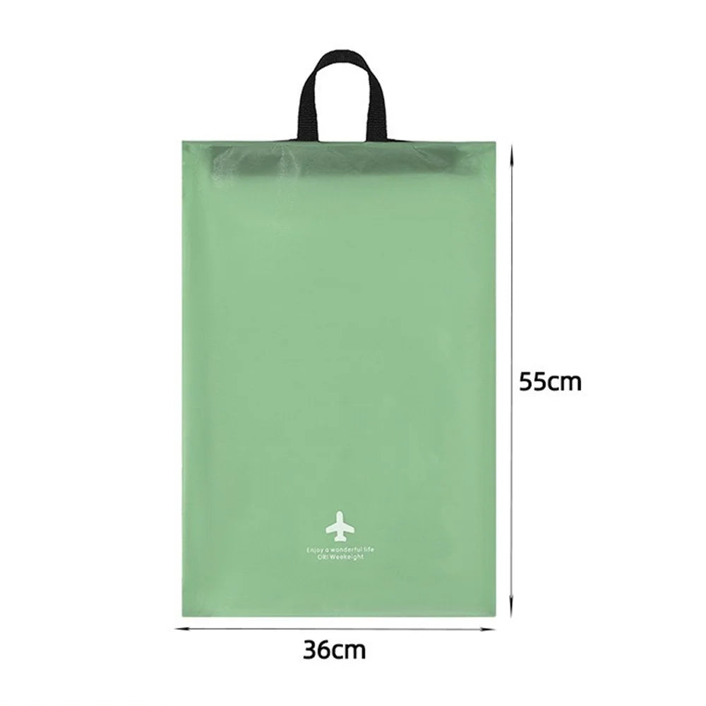Size L Waterproof Travel Bag Wet Dry Storage Pouch with Handle for Sports Swimming Outdoor - Green - 6