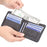 BAELLERRY D9150 Retro Men PU Leather Short Wallet Bi-fold Cards Cash Holder Bag - Black / Horizontal Type - 2