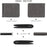 BAELLERRY D9150 Retro Men PU Leather Short Wallet Bi-fold Cards Cash Holder Bag - Black / Horizontal Type - 6