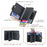 BAELLERRY K9148 RFID Blocking Litchi Texture PU Leather + Aluminum Alloy Case Credit Card Holder Automatic Pop Up Wallet - Black - 3