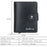 BAELLERRY K9148 RFID Blocking Litchi Texture PU Leather + Aluminum Alloy Case Credit Card Holder Automatic Pop Up Wallet - Black - 4