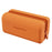 FUNGOOFUN Rectangle Shape Digital Accessories Storage Case Mouse Power Bank Cable Charger EVA Carrying Bag - Orange - 1