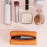 FUNGOOFUN Rectangle Shape Digital Accessories Storage Case Mouse Power Bank Cable Charger EVA Carrying Bag - Orange - 3