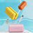 FUNGOOFUN Rectangle Shape Digital Accessories Storage Case Mouse Power Bank Cable Charger EVA Carrying Bag - Orange - 6
