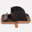 ZS-BO226 RFID Blocking Cowhide Leather Organ Card Holder Bag Zipper Coin Purse Women Short Wallet - Black - 2