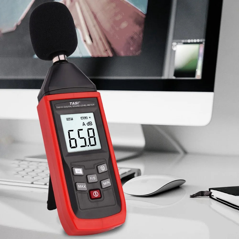 TASI TA8151 High Precision LCD Display Digital Sound Level Meter Noise Measuring Volume Decibel Tester - 3