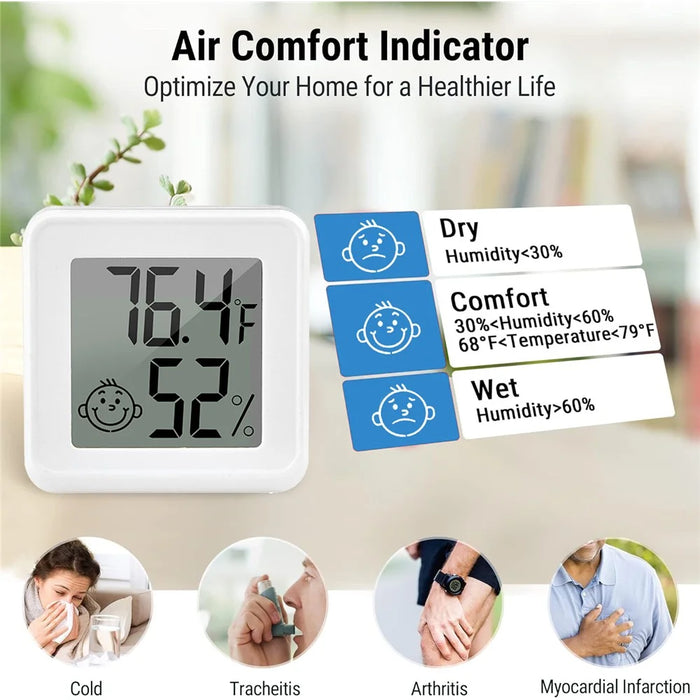 YZ6045 Bluetooth-compatible Thermometer Hygrometer Smart Digital Mini Indoor Wireless Temperature Humidity Sensor - 2