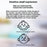 YZ6045 Bluetooth-compatible Thermometer Hygrometer Smart Digital Mini Indoor Wireless Temperature Humidity Sensor - 4