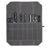 Waterproof Waxed Canvas Chef Knife Scissors Storage Pouch Roll Bag 7 Slots Carrying Case for Kitchen Knives Tools - Grey - 2