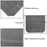Waterproof Waxed Canvas Chef Knife Scissors Storage Pouch Roll Bag 7 Slots Carrying Case for Kitchen Knives Tools - Grey - 4
