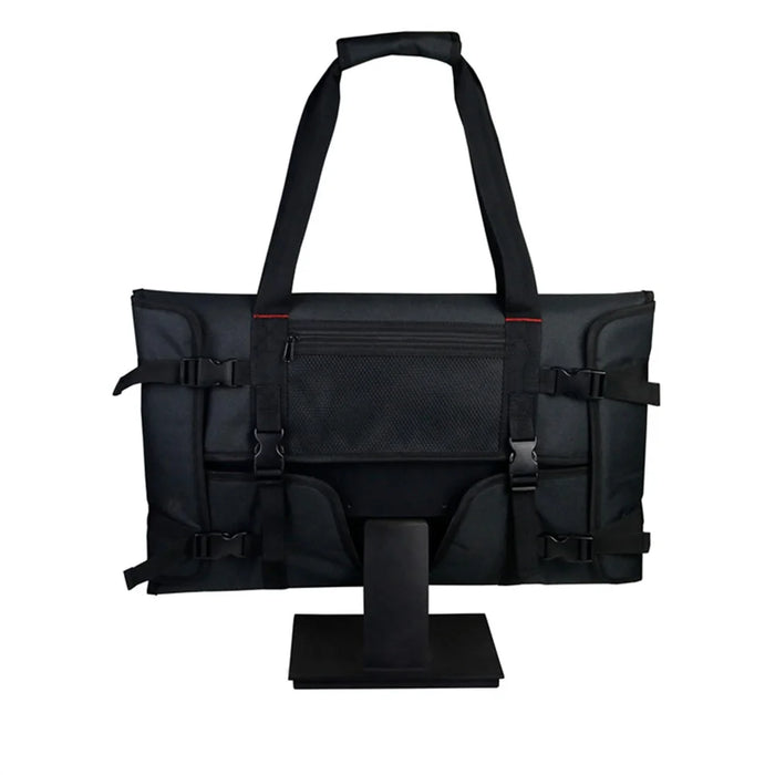 Travel Carrying Bag for Desktop Computer Monitor, Protective Storage Bag Monitor Dust Cover with Carry Handle - Black - 2
