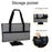 Travel Carrying Bag for Desktop Computer Monitor, Protective Storage Bag Monitor Dust Cover with Carry Handle - Black - 6