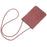 8860 Vertical Style Cowhide Leather Shoulder Bag Wallet Coin Card Phone Pouch with Long Strap - Red - 3