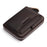 CHANPINCL CLQ320B Cowhide Leather RFID Blocking Small Wallet Zipper Coin Purse with Removable Card Holder - Coffee - 1