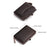 CHANPINCL CLQ320B Cowhide Leather RFID Blocking Small Wallet Zipper Coin Purse with Removable Card Holder - Coffee - 4