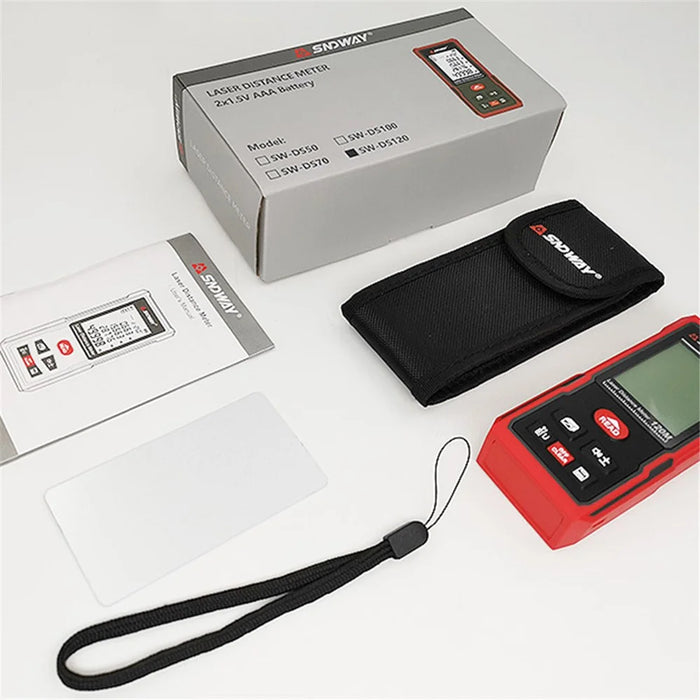SNDWAY SW-DS50 50M Laser Rangefinder Distance Meter Digital Ruler Laser Tape (No Battery) - 7