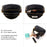 8897 Cowhide Leather Crossbody Shoulder Bag Zippered Pocket Handbag with Handle Strap for Women, Girls - Black - 7