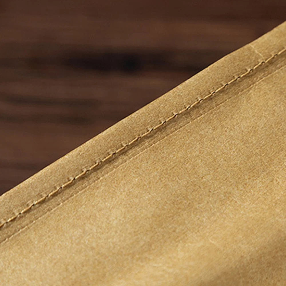 Reusable Premium Kraft Paper Wine Gift Bag with Handle, Wine Storage Bag for for Christmas Wedding Party - 6