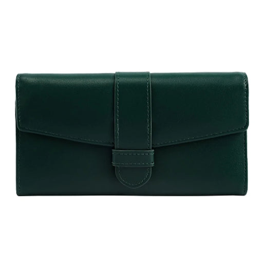 FFY FY207-38 Stylish Women PU Leather Tri-fold Wallet Multi Card Slots Clutch Bag Purse - Green - 1