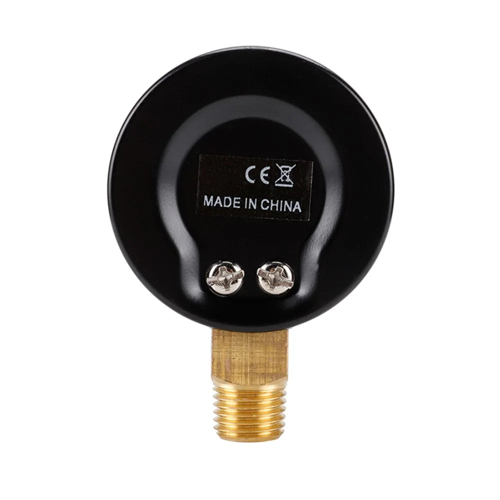 TS-50-4bar 50mm Manometer 0-60psi  /  0-4bar Dual Scale Water Pressure Dial 1 / 4 NPT Hydraulic Pressure Gauge - 3