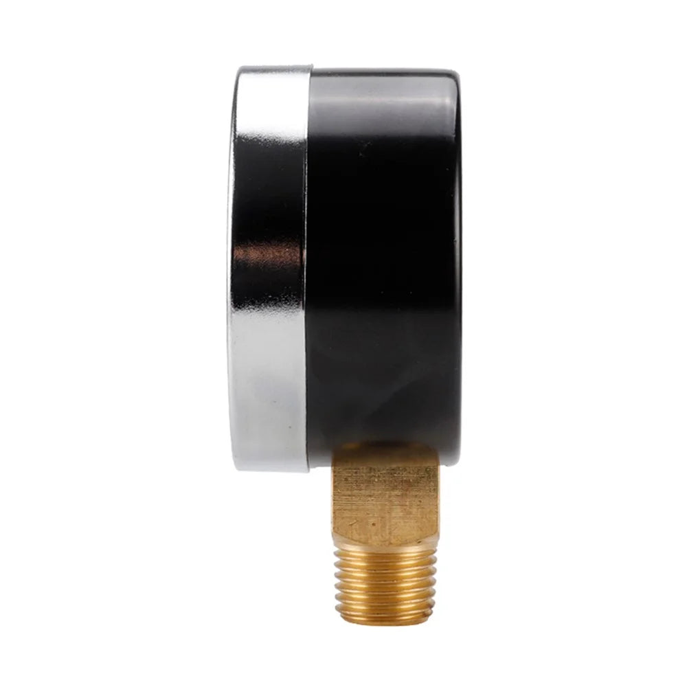 TS-50-14 1 / 4'' NPT Bottom Mount Pressure Gauge Dual Scale Water Pressure Gauge 0-200 PSI Test Range Oil Pressure Gauge - 2