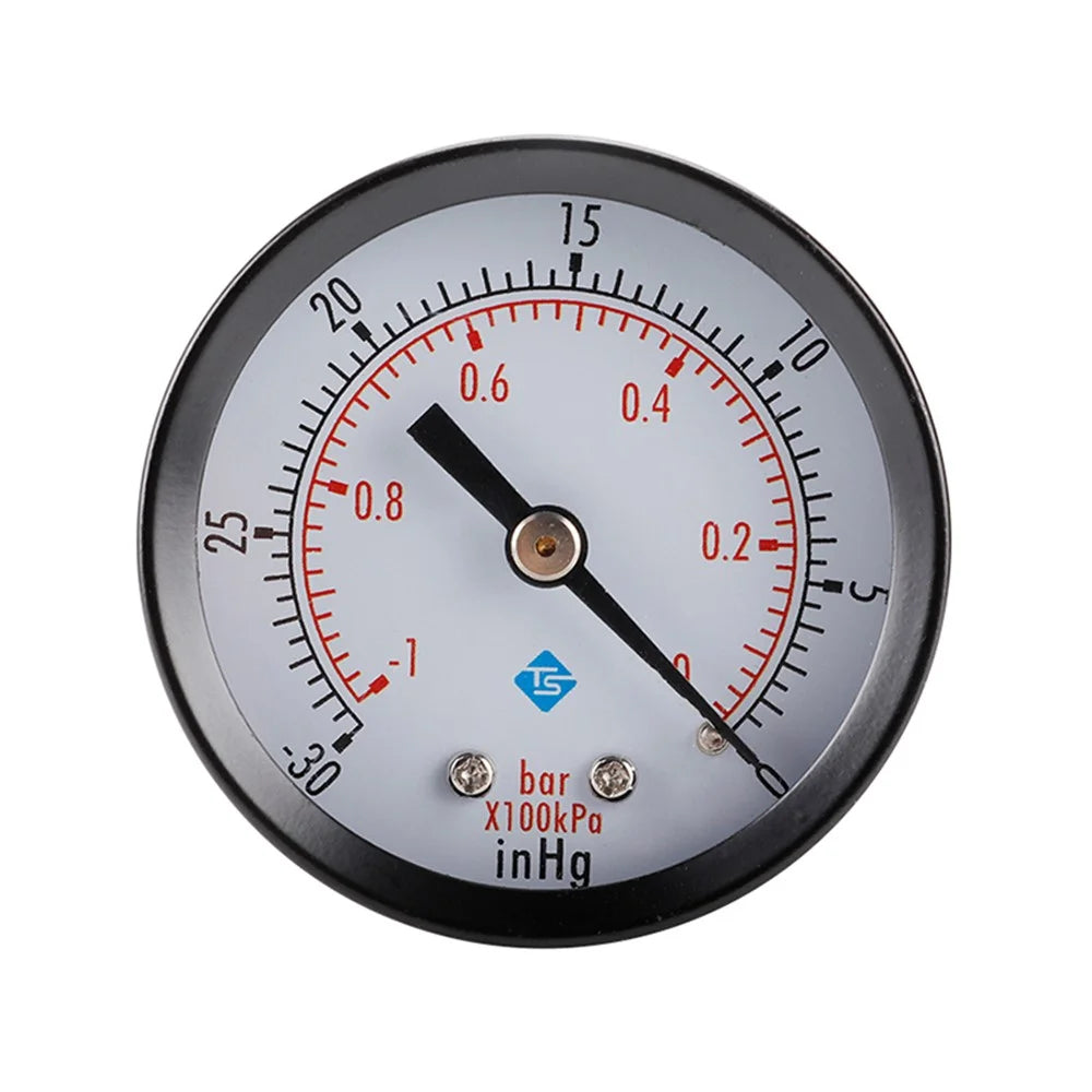 TS-Z50A Dual Scale Water Pressure Gauge Vacuum 1 / 8'' ZG Mount Gas Oil Pressure Gauge - 1