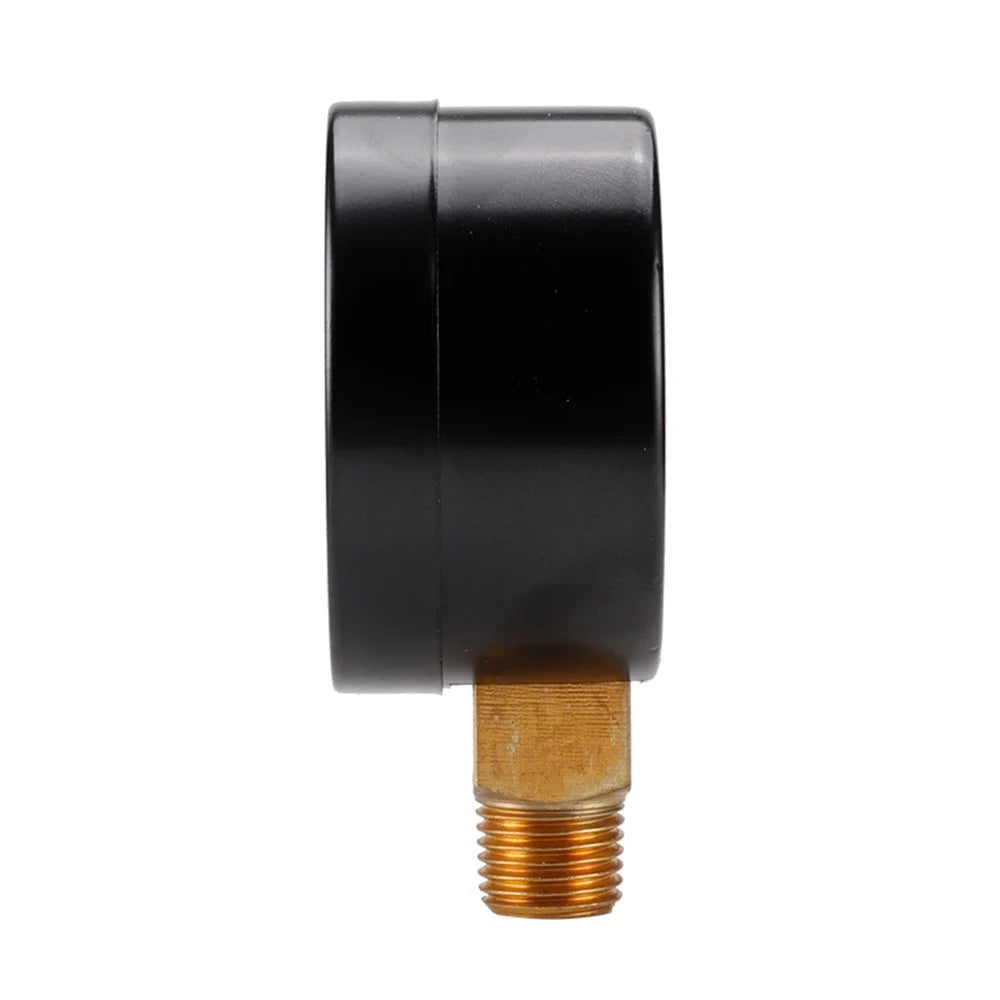 TS-50-1+1 Instrument 1 / 4'' BSPT Thread Mount Gas Water Pressure Gauge Stainless Steel Case Dry Vacuum -30inHg / 0 - 2