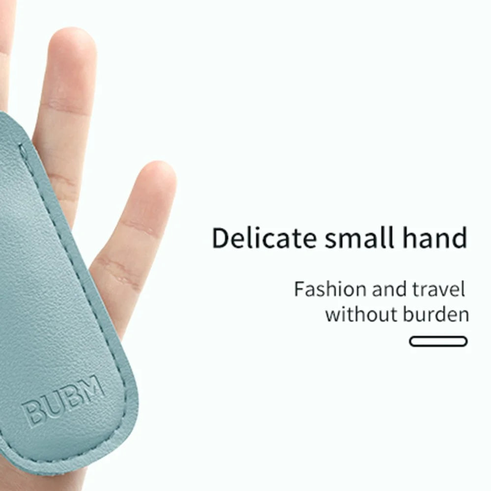 BUBM BM01238020 Cable Management Sleeve Data Cord Organizer Cover Bag Storage Pouch for Key, Smart Bluetooth-compatible Finder and Small Items - Water Blue - 3
