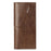 SUNICETY RFID Blocking PU Leather Ultra-thin Bi-fold Men Long Wallet Cards Cash Holder Bag - Coffee - 1