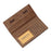 SUNICETY RFID Blocking PU Leather Ultra-thin Bi-fold Men Long Wallet Cards Cash Holder Bag - Coffee - 3