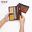 SUNICETY RFID Blocking PU Leather Ultra-thin Bi-fold Men Long Wallet Cards Cash Holder Bag - Coffee - 4
