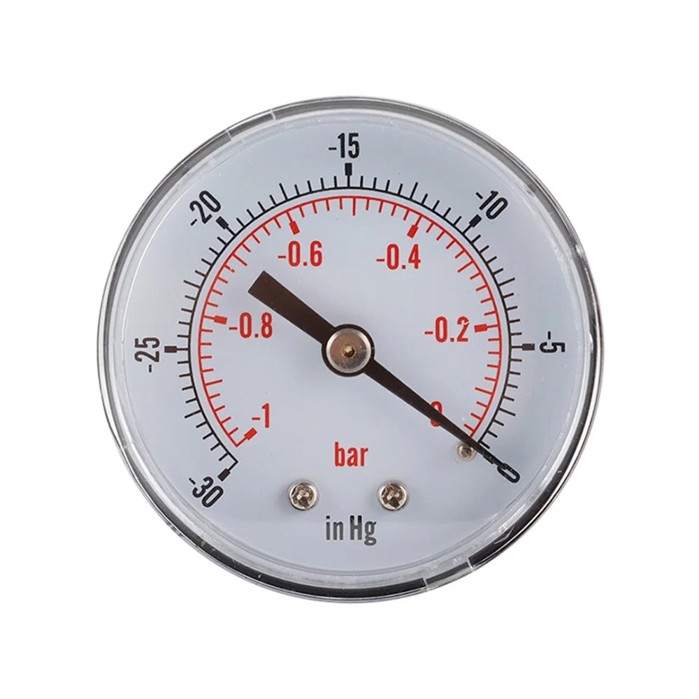TS-Y50Z-1-0bar Axial Air Pressure Gauge -1-0 Bar Hydraulic Oil Water Pressure Meter Gauge - 1