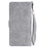 BAELLERRY S1070 Frosted PU Leather Men Long Wallet Zipper Pocket Cards Cash Holder Clutch Bag with Wrist Strap - Grey - 3