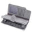 BAELLERRY S1070 Frosted PU Leather Men Long Wallet Zipper Pocket Cards Cash Holder Clutch Bag with Wrist Strap - Grey - 4