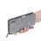 BAELLERRY S1070 Frosted PU Leather Men Long Wallet Zipper Pocket Cards Cash Holder Clutch Bag with Wrist Strap - Grey - 6