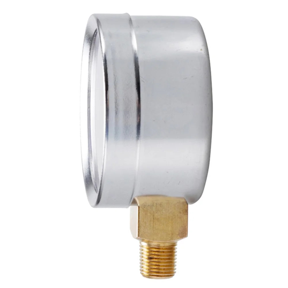 TS-Y50-1.4mpa-Y Large 50mm Dial Dual Scale Design Oil Water Pressure Gauge Stainless Steel Gas Pressure Gauge - 5